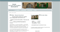 Desktop Screenshot of lelivreetlalettre.com